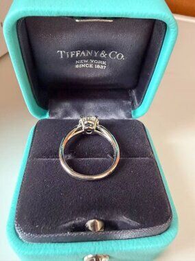 Tiffany & Co. Harmony® Round Brilliant Diamond Engagement Ring with Diamond Band